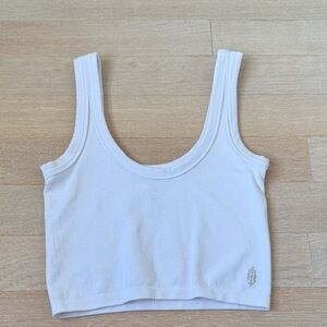 Free People FP Movement White Ribbed Tank Top XS/S
